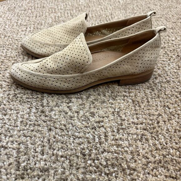 Susina Kellen Almond Toe Tan Suede Leather Slip On Loafers Flats 8M - Picture 6 of 12